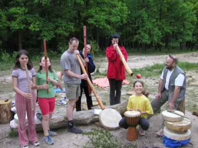 Ivo Janeek a fujary, didgeridoo, bubny...